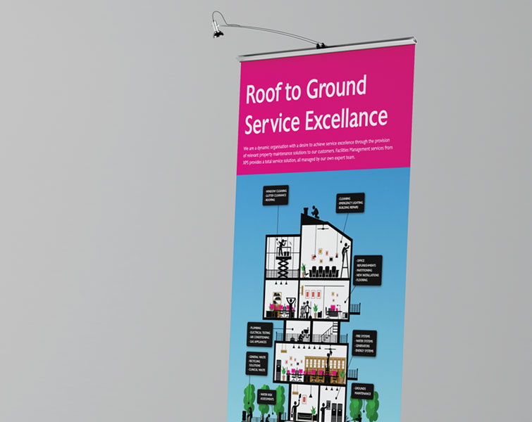 XCEL Property Services branding